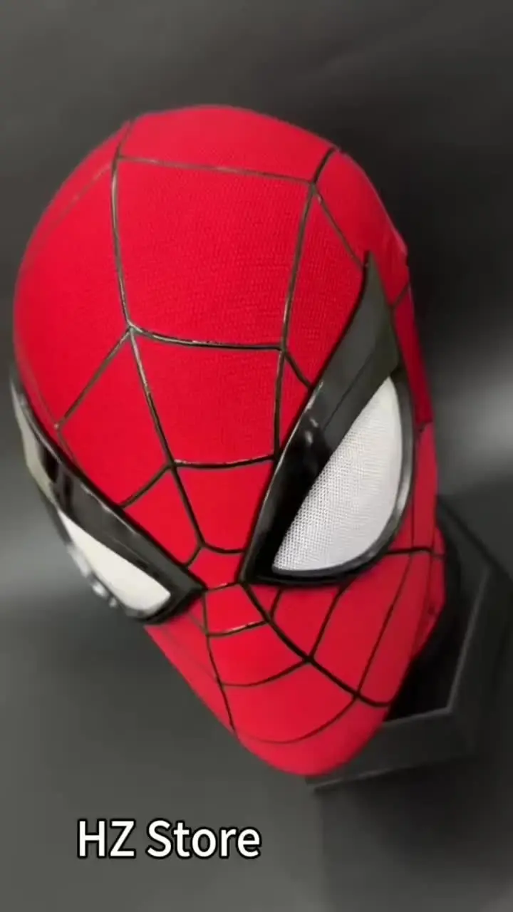 PS4 スパイダーマン マスク フェイスシェル＆マグネットレンズ付き 1:1