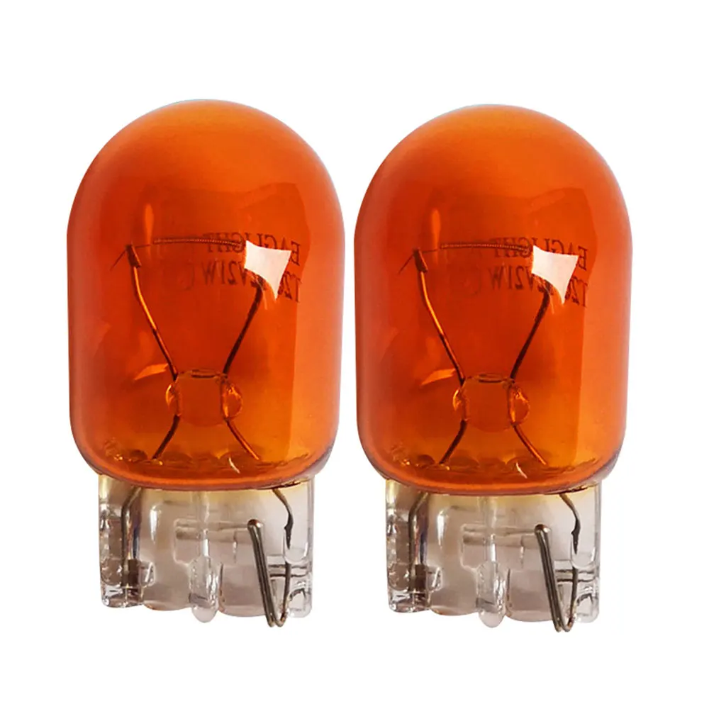 12V T20 7440 7443 WY21W W21W Super Bright Reversing Lamp Turn Lamp Fog Lamp  Automobile Signal Lamp Amber Red W21/5W Halogen Bulb