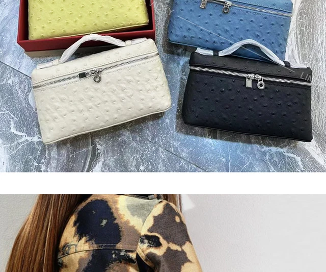 2023 Trend Luxury Women's Handbag Crocodile Ostrich Grain Genuine