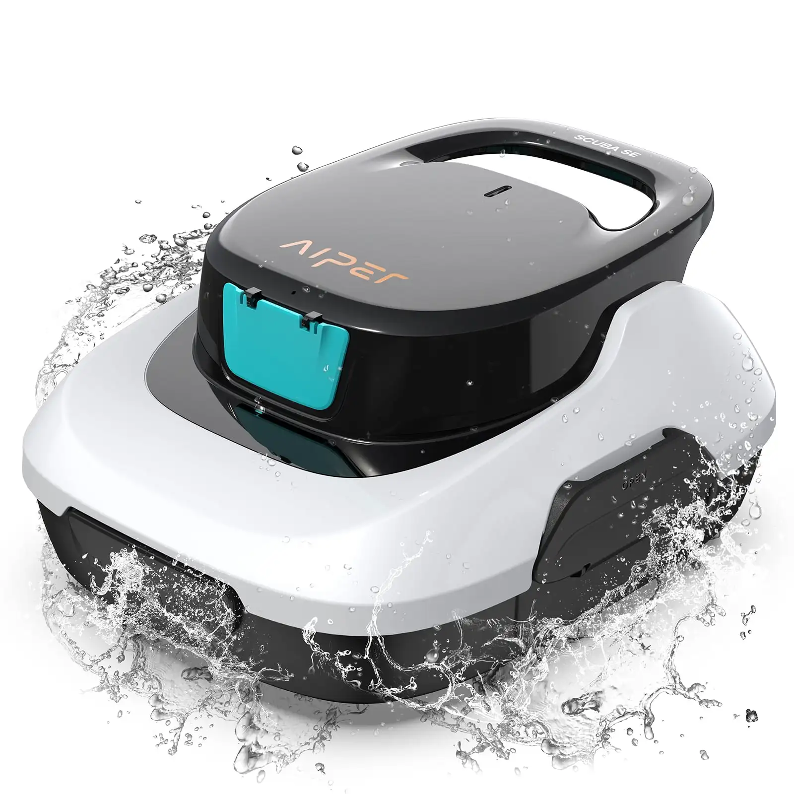 

Automatic Pool Vacuum Cleaner Robotic Pool Cleaner for Above Ground Pools Cordless