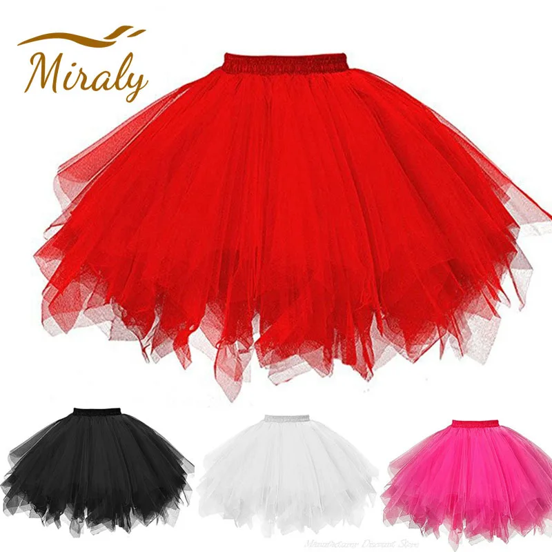 Tulle Skirt Women's Tutu Skirt 50s Rockabilly Petticoat for Carnival Costumes Tutu Underskirt Dance Skirt Ballet Skirt Cosplay
