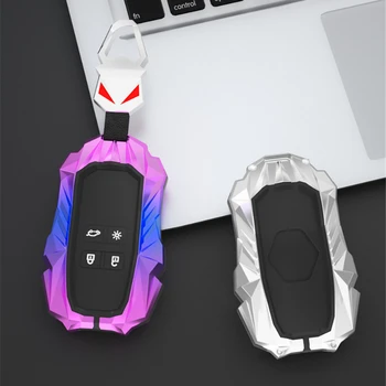 Copri chiave auto in lega di zinco per Renault Koleos Kadjar Scenic Megane Sandero Espace Clio Captur Kangoo Laguna Talisman Twingo - Copri chiave auto in lega di zinco per Renault Koleos Kadjar Scenic Megane Sandero Espace