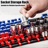 360° Swivel ABS Socket Organizer 1/4Inch 3/8Inch 1/2Inch Premium Quality Socket Clip Rail Holder socket organizer tools 2