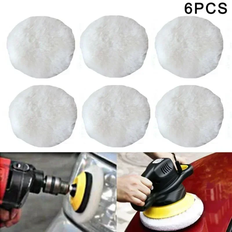 6Pcs car Polishing pad 240mm/9 inch&10 inch For use with electric polishers for polishing cars and some furnitures car accessori
