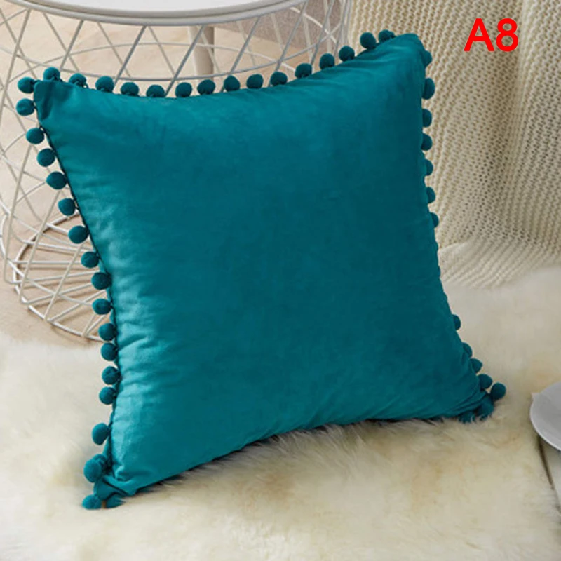 1PC Soft Velvet Cushion Cover Decorative Pillows Throw Pillow Case 45*45cm Home Decor 