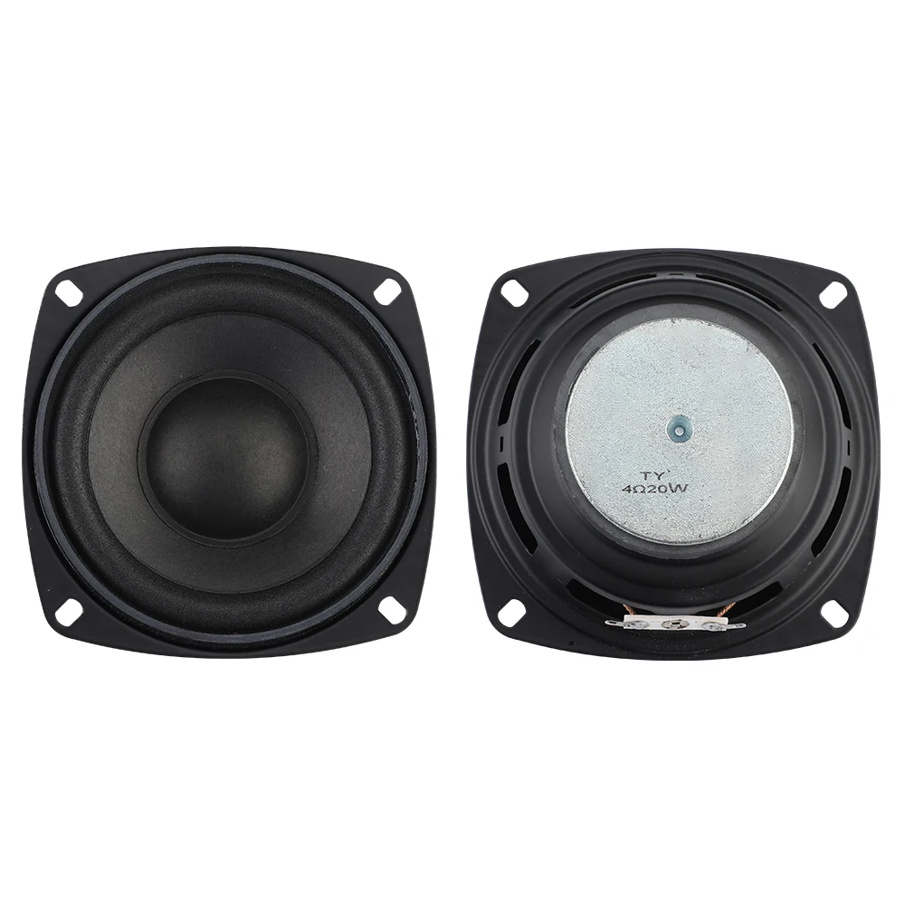 Computer Speakers Audio Speakers AIYIMA 2Pcs 4 Inch 105 MM Speakers 4 Ohm 20W Full Range Loudspeaker DIY Home Theater Tweeter Midrange Woofer Sound Amplifier