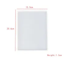  DIY Crystal Silicone Mold Three-layer Fruit Plate Tea Plate Disc Epoxy Resin Molds Cup Pad Mould For Resin Art Home Decoration 