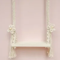 Baby Swing  New Born Photography Props Wooden Chair  Babies Posing  Aid Furniture Infants Photo Shooting  Accessories 5
