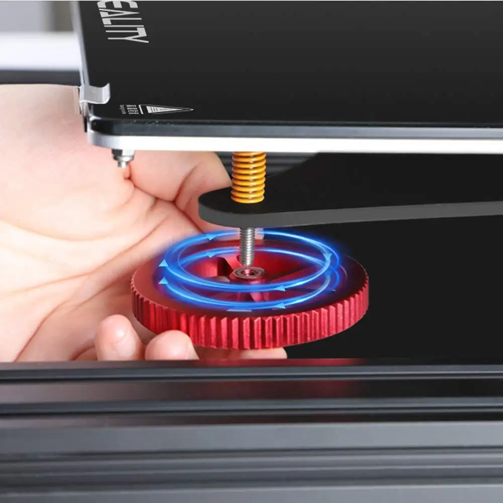 Kit de Nivelamento Heatbed Impressora 3d Alumínio Mão Torção Nivelamento Porca Mais Molas Coluna Silicone 18 mm 16 mm para Ender Ender Cr10 - Imagem 6