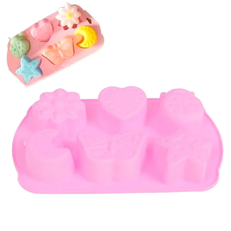 New Soap Mould Fondant Cake Mold Food Grade Silicone Decoration Tool Multifunction DIY Handmade
