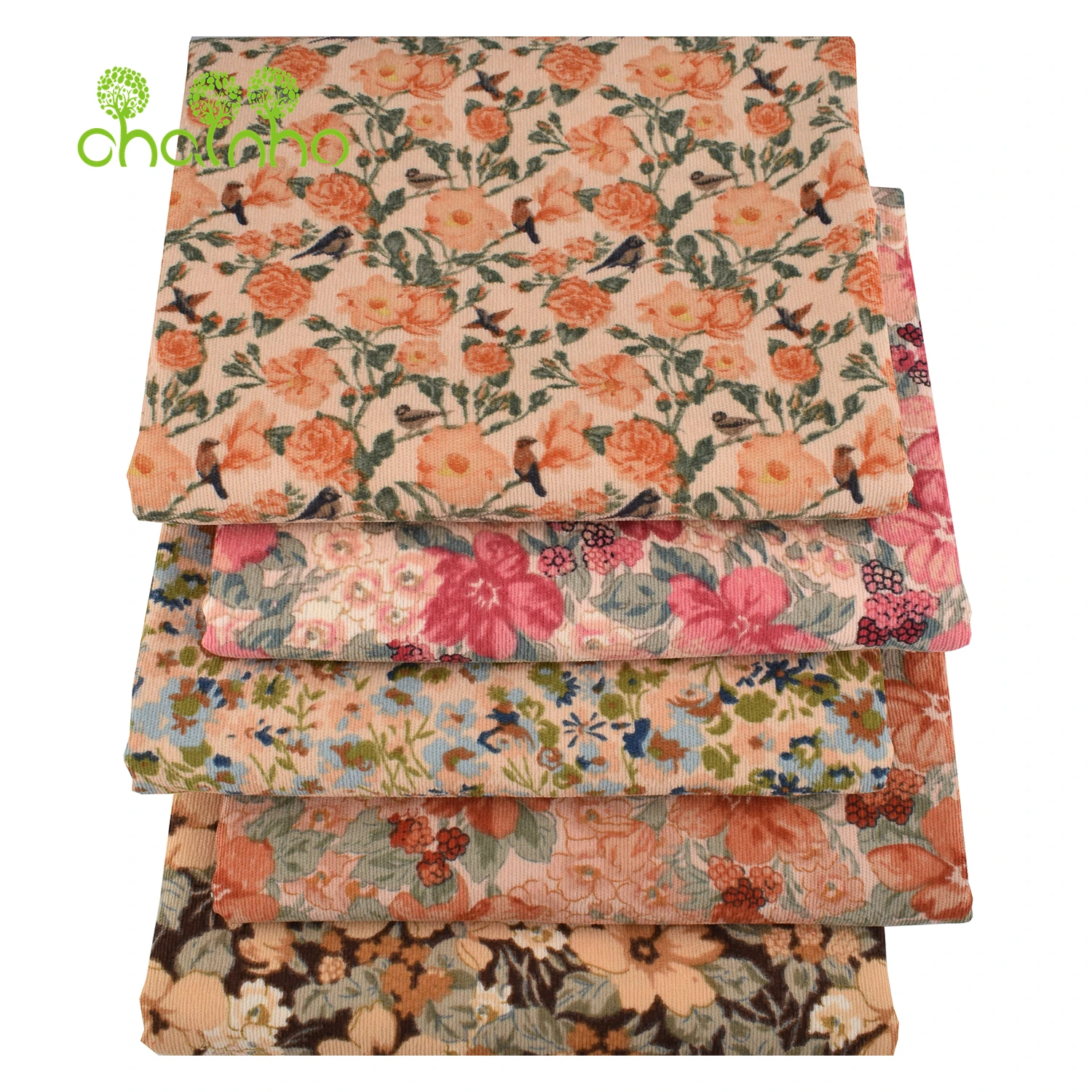 Chainho,Corduroy Fabric,Cotton-Polyester,Reactive Dyeing,DIY Sewing Quilting Material For Cushion,Pillow,Sofa,Tablecloth,25MM3