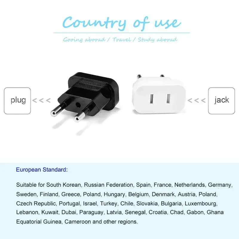 Adaptateur de voyage ESSENTIELB Europe vers Angleterre/Chine/Etats