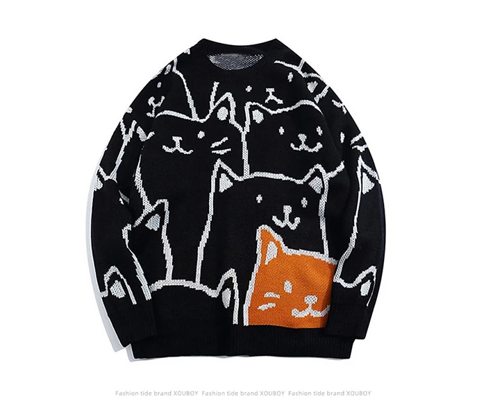 meowgicians warm black cat sweatshirts