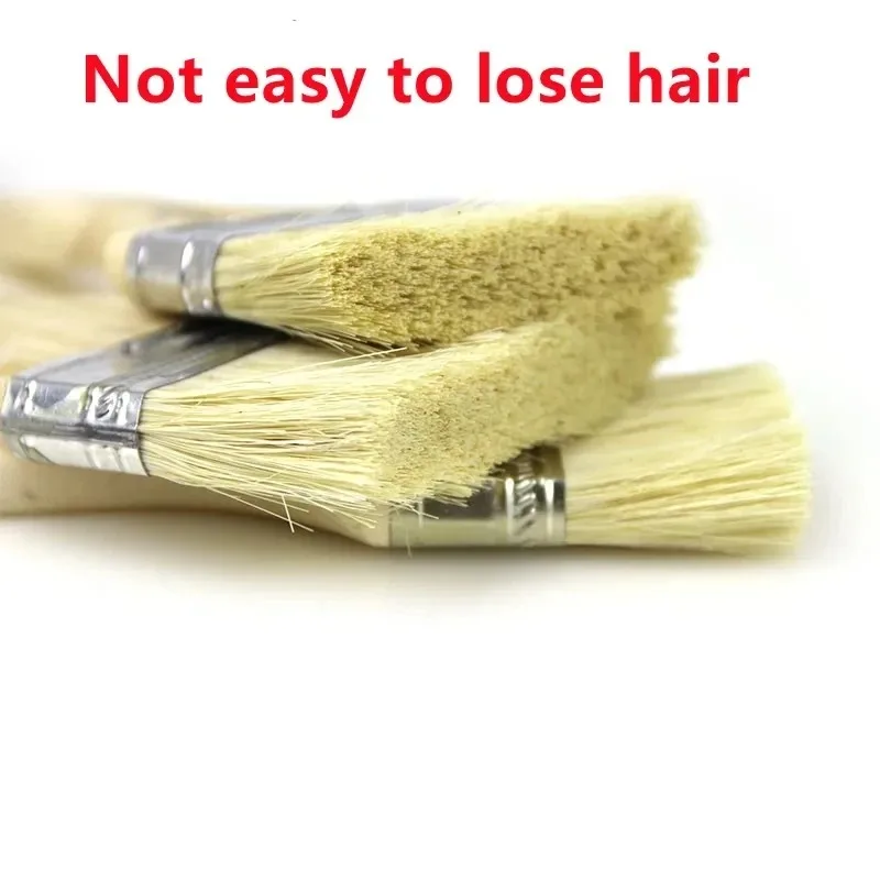 Paint Brush Wooden Handle 1/2/4/5/6 Inch Soft Hair 5pcs for Wall and Furniture Paint Tool Set