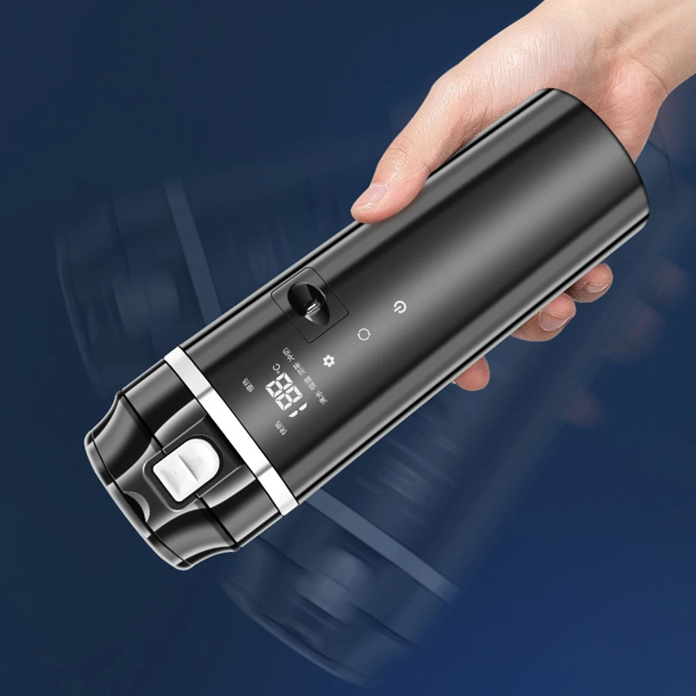12V/24V 자동차 가열 컵 디지털 LCD 디스플레이 전기 주전자 스마트 온도 조절 휴대용 자동차 가열 컵 500ML 컵