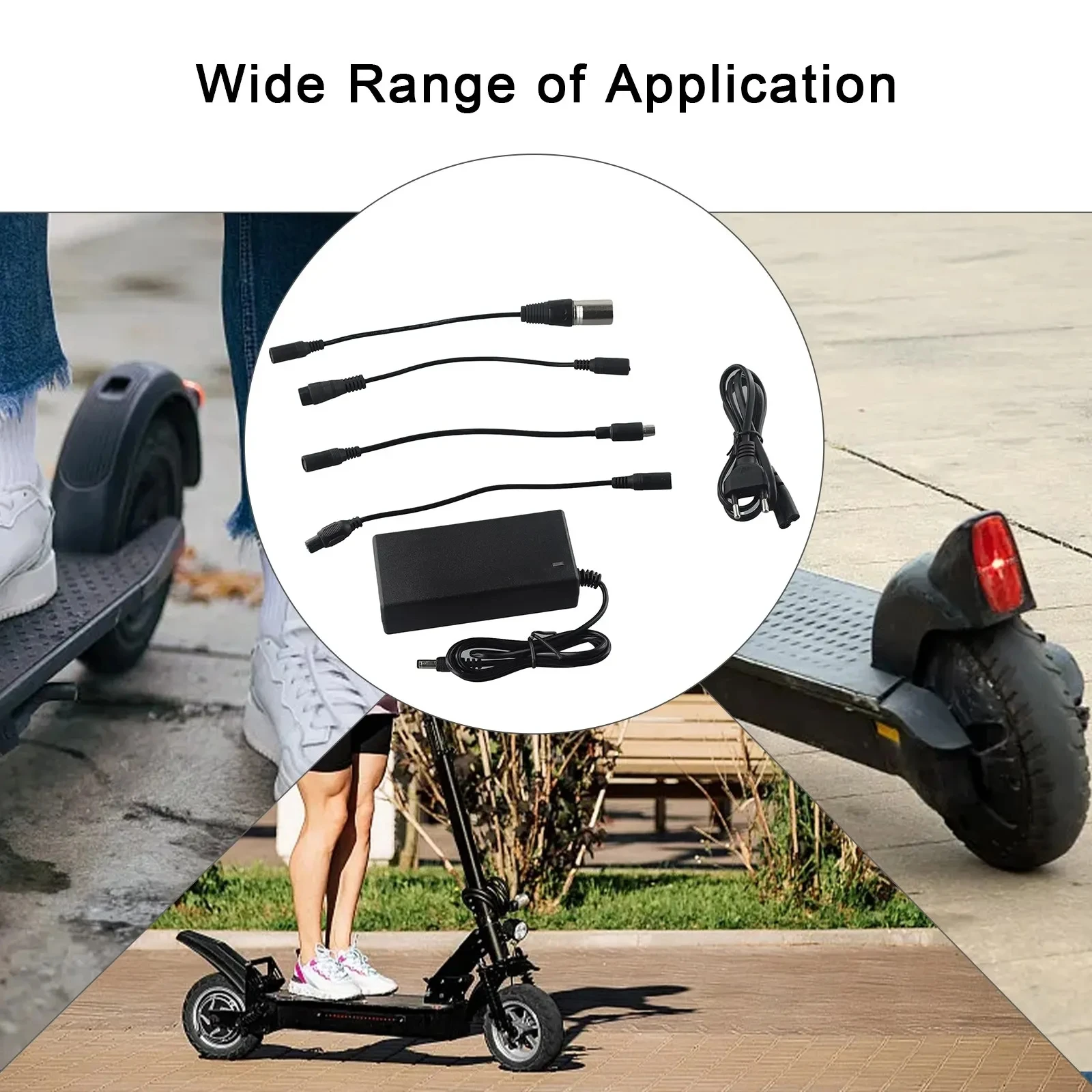 Electric Scooter Charger AC 100V-240V 24V-36V Lithium Battery US/EU Plug DC 42V 2A