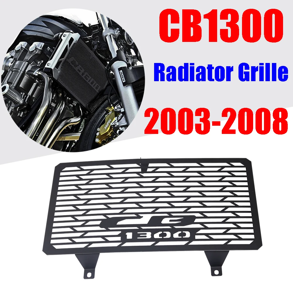 Honda CB1300 01 > Stainless Steel black radiator guard grill protector Beowulf 
