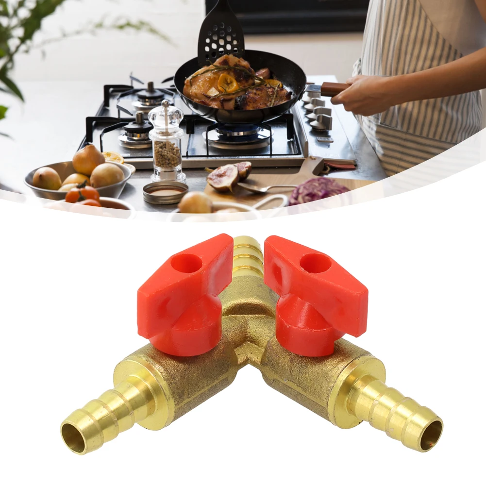 

Durable Exquisite Garden Irrigation Pipe Connection Brass Valve Shut Off Ball Valve 3-Way 8mm/10mm Brass Color