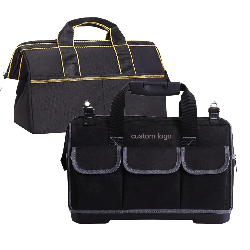 

Custom Logo Waterproof Electrician Tool Bag Heavy Duty Oxford Cloth Garden Tool Bag Electrician Toolbag