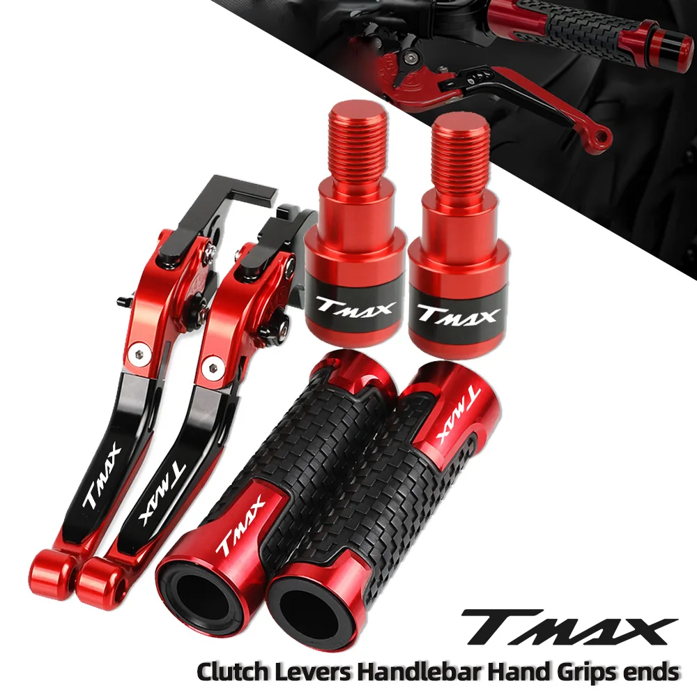 

Motorcycle Brake Clutch Levers Handlebar Hand Grips ends For YAMAHA TMAX500 TMAX 500 TMAX530 2001 2002 2003 2004 2005 2006 2007