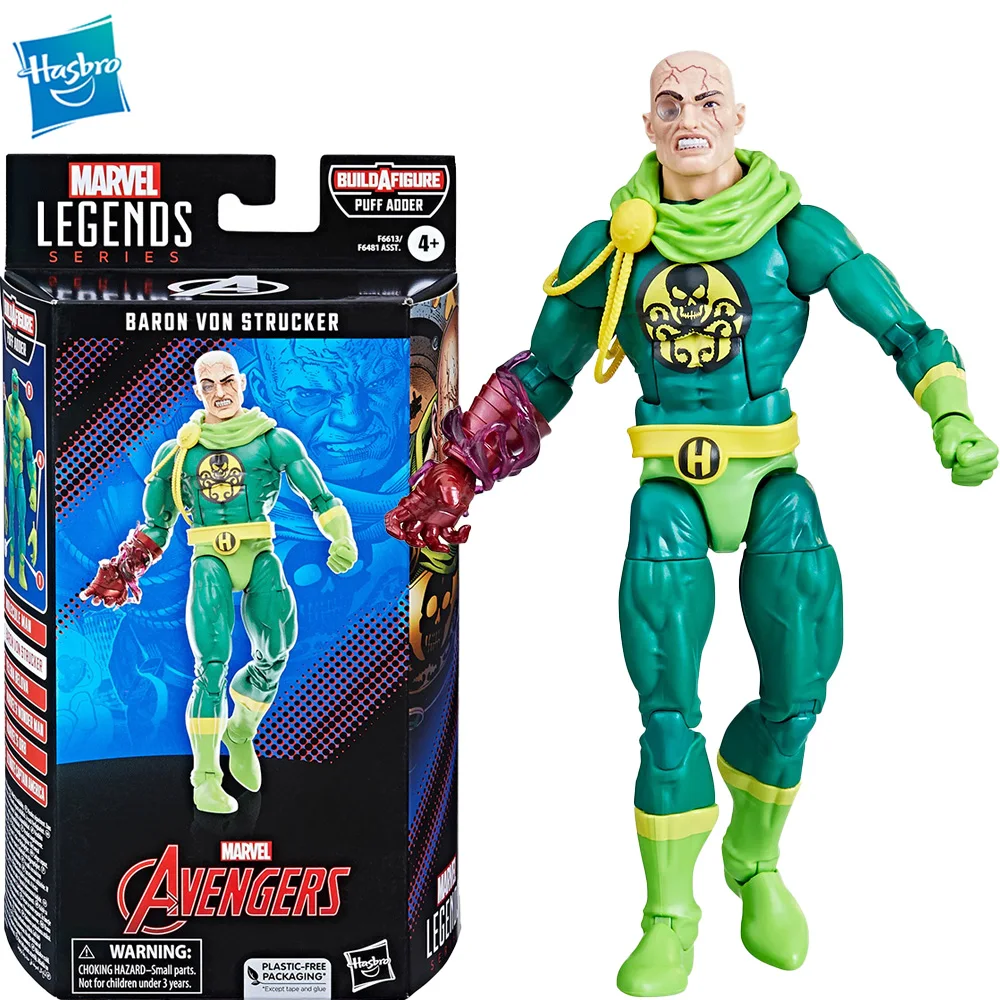 

[In Stock] Hasbro Marvel Legends Baron Von Strucker No Accessories Avengers Action Figure Collectible Model Toy Gift F6613