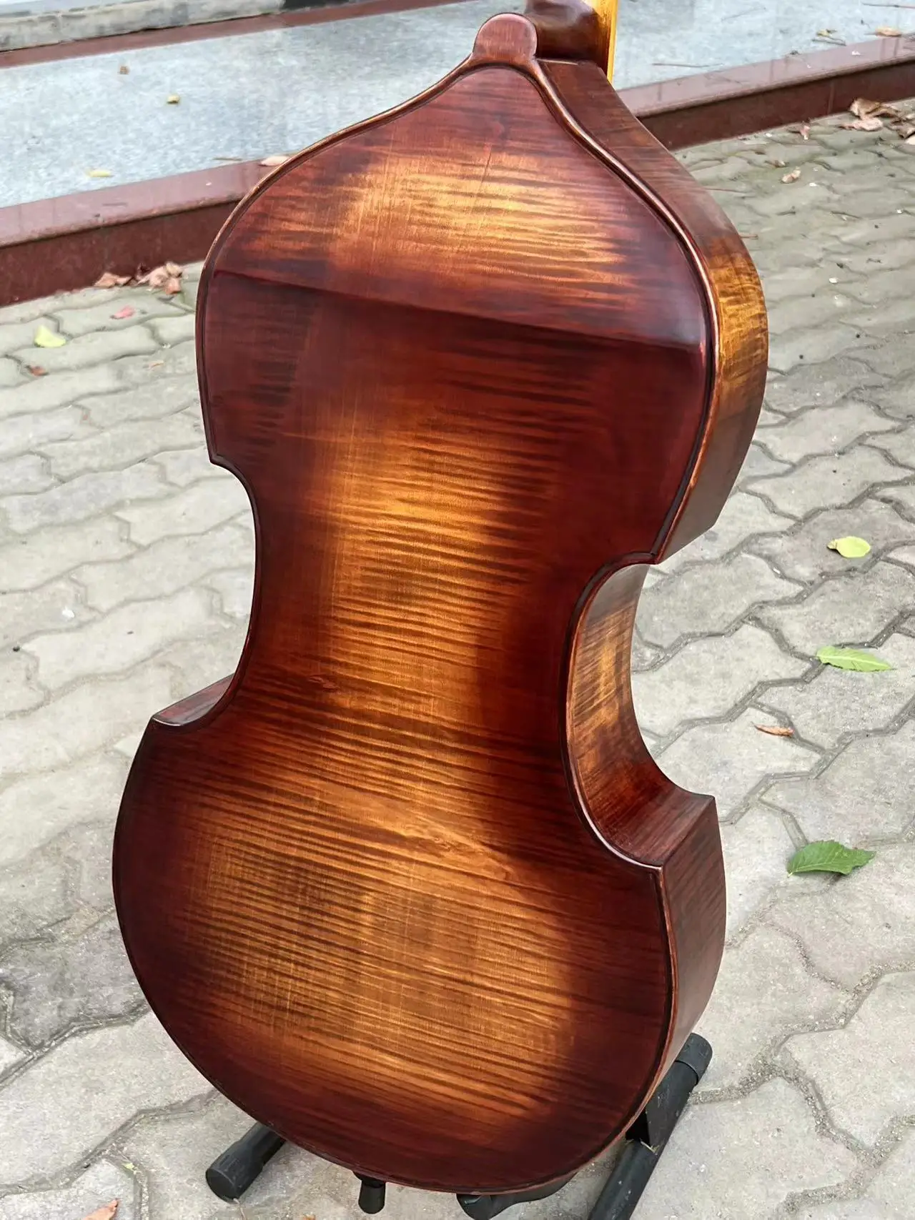 Baroque style SONG maestro 6 strings 25"viola da gamba whole flamed back #14159