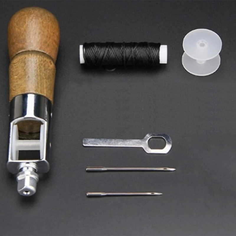 Leather Hand Sewing Machine DIY Leather Art Carving Sewing Tool Cow Carving Tool Easy Install Leather Craft Tools