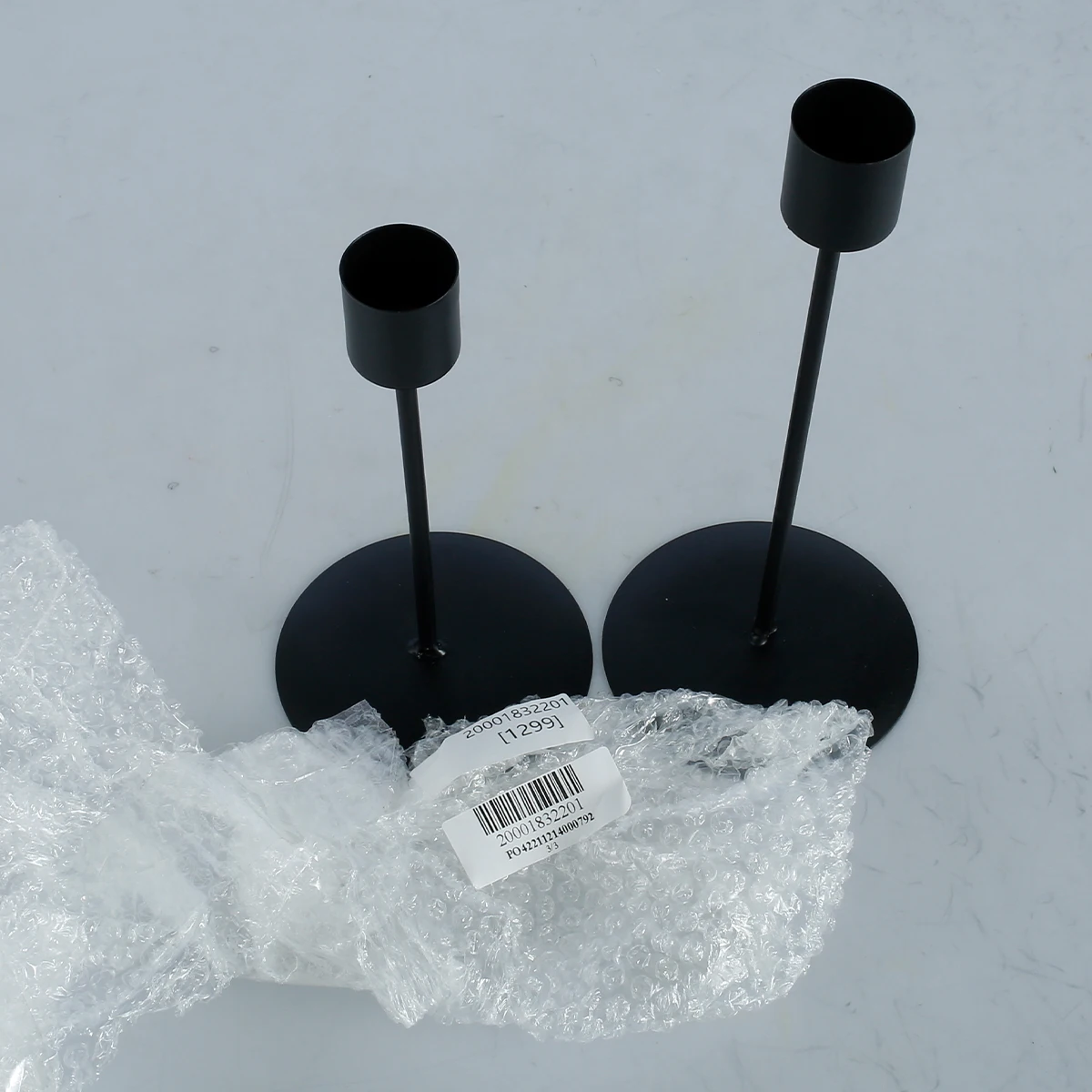 

2 шт., металлический подсвечник для свечей