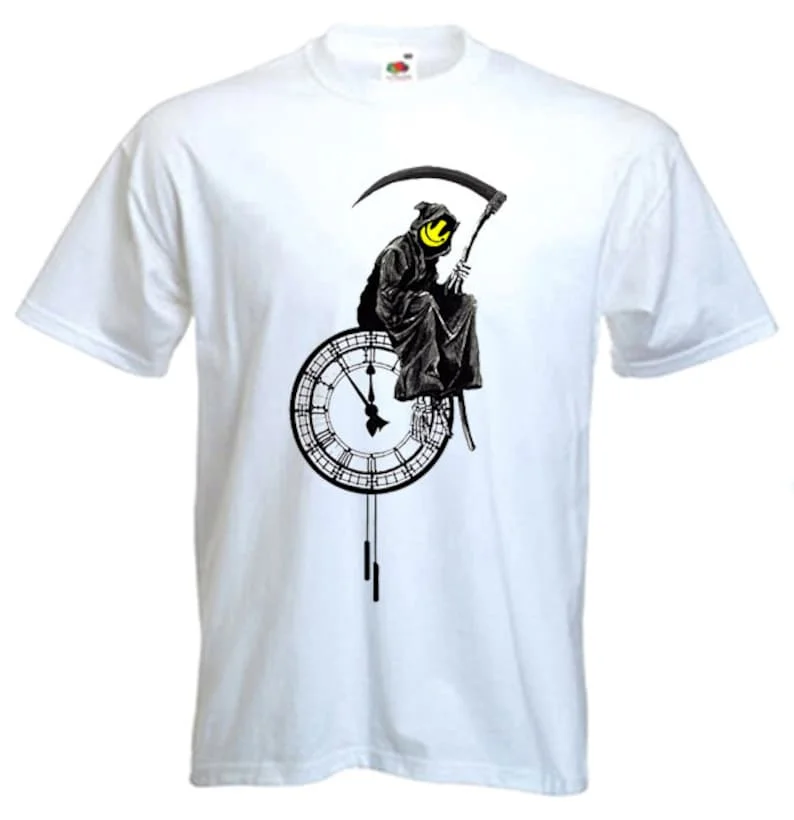 

Banksy Grim Reaper Men's T-Shirt