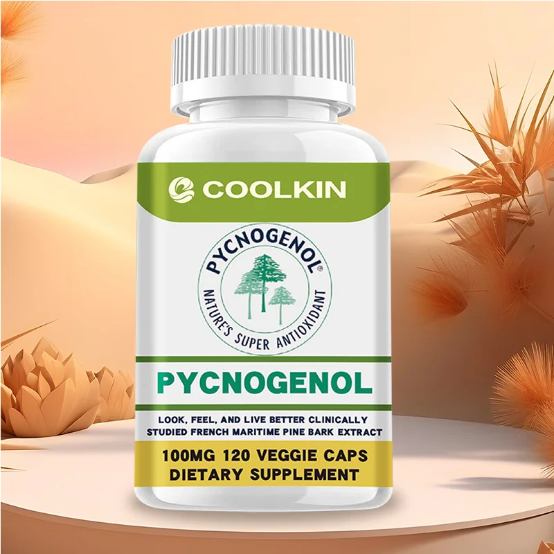 Pycnogenol French Maritime Pine Bark Extract Support Antioxidant Non-GMO Gluten Free anti aging cell booster