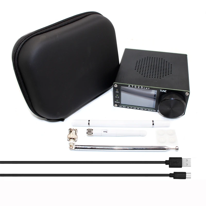 

ATS25 AMP Firmware FM RDS AM LW MW SW SSB DSP Receiver Set Kit With Spectrum Scanning
