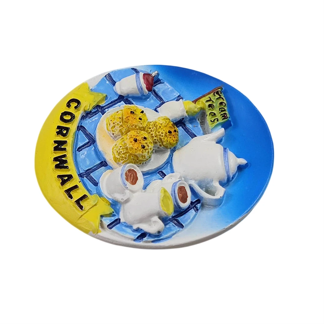 3D Galles Regno Unito Frigorifero Magnete del Frigorifero Souvenir turistici Mestiere di Resina Fatti a Mano Adesivi magnetici Decorazione della Cucina di casa Regalo di Viaggio