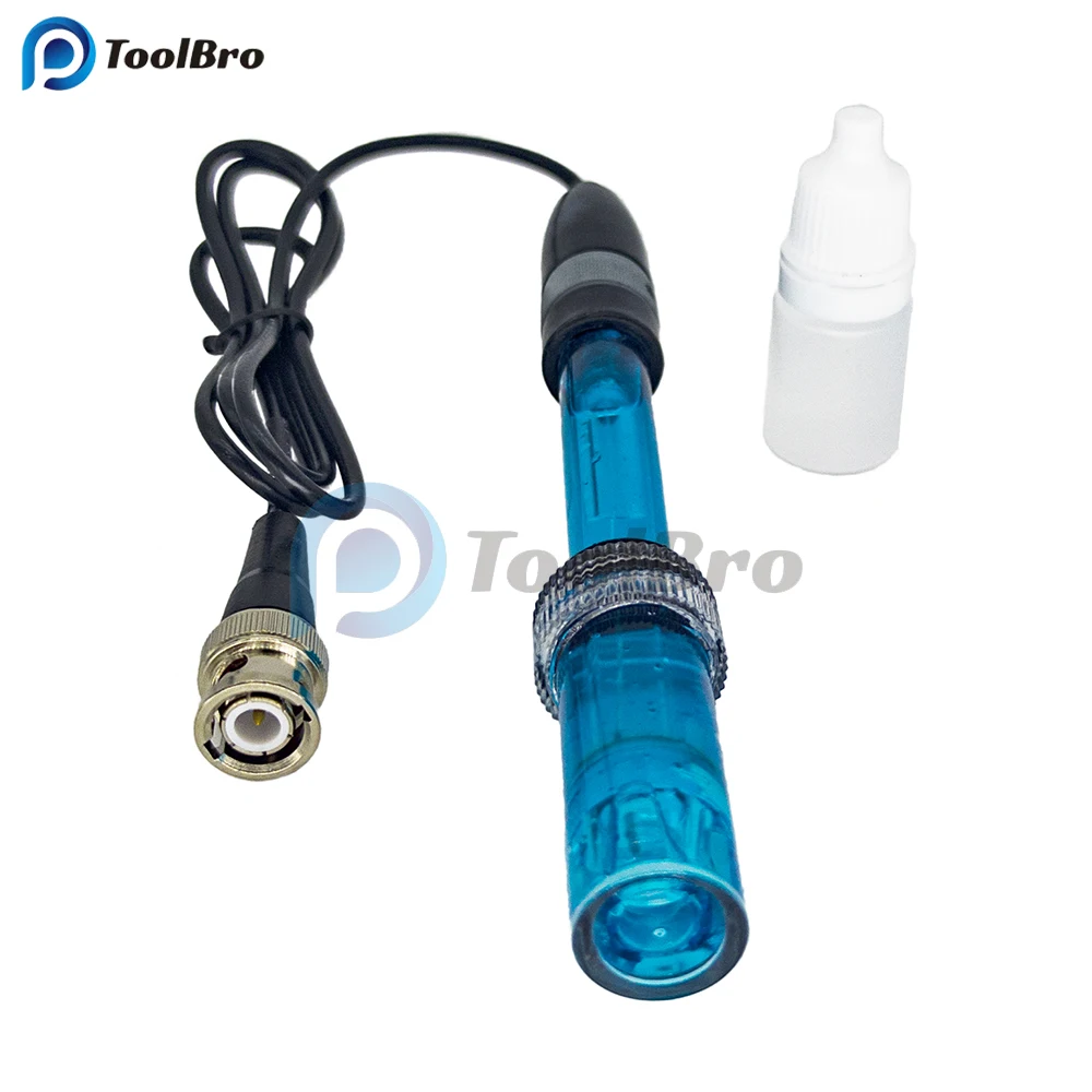Ph meter Refillable PH Electrode Probe BNC Connector PH Controller Meter Sensor ph Tester Electrode Probe for Aquarium Water Pool