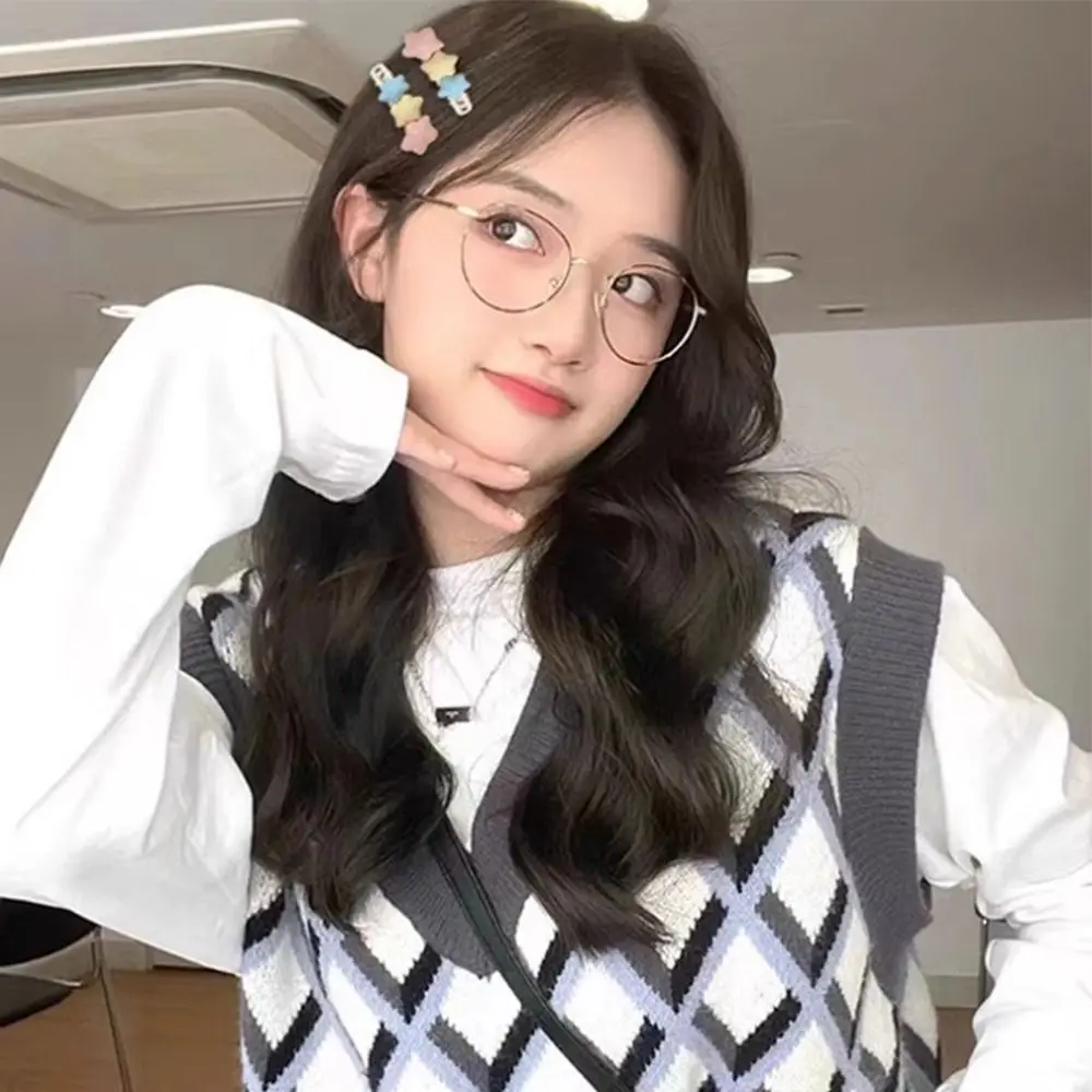 귀여운 합금 별 모양 헤어핀, 달콤한 요정 Y2K 헤어핀, 헤어 액세서리, 도파..