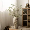 Retro New Chinese Pottery Pot Wabi-sabi Wind Decoration Ornament Flower Arrangement Hydroponic Ceramic Vase 4