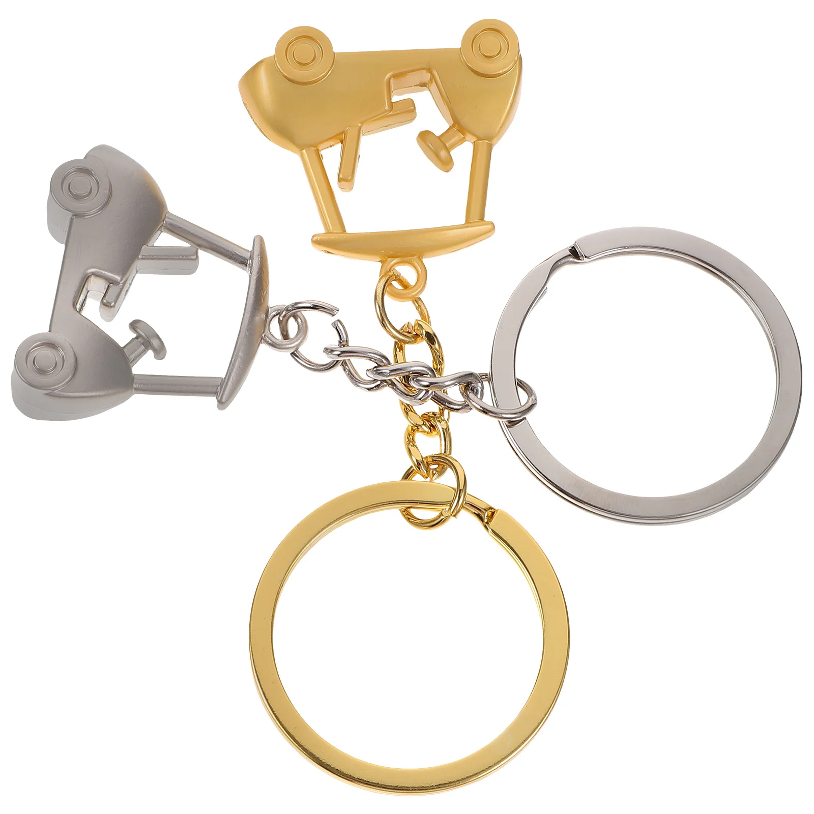 

Valiclud Car Key Holder Golf Gift Golf Jewelry Papa Keyring Golf Cart Lover Club Player Charm Kick Putt Backpack