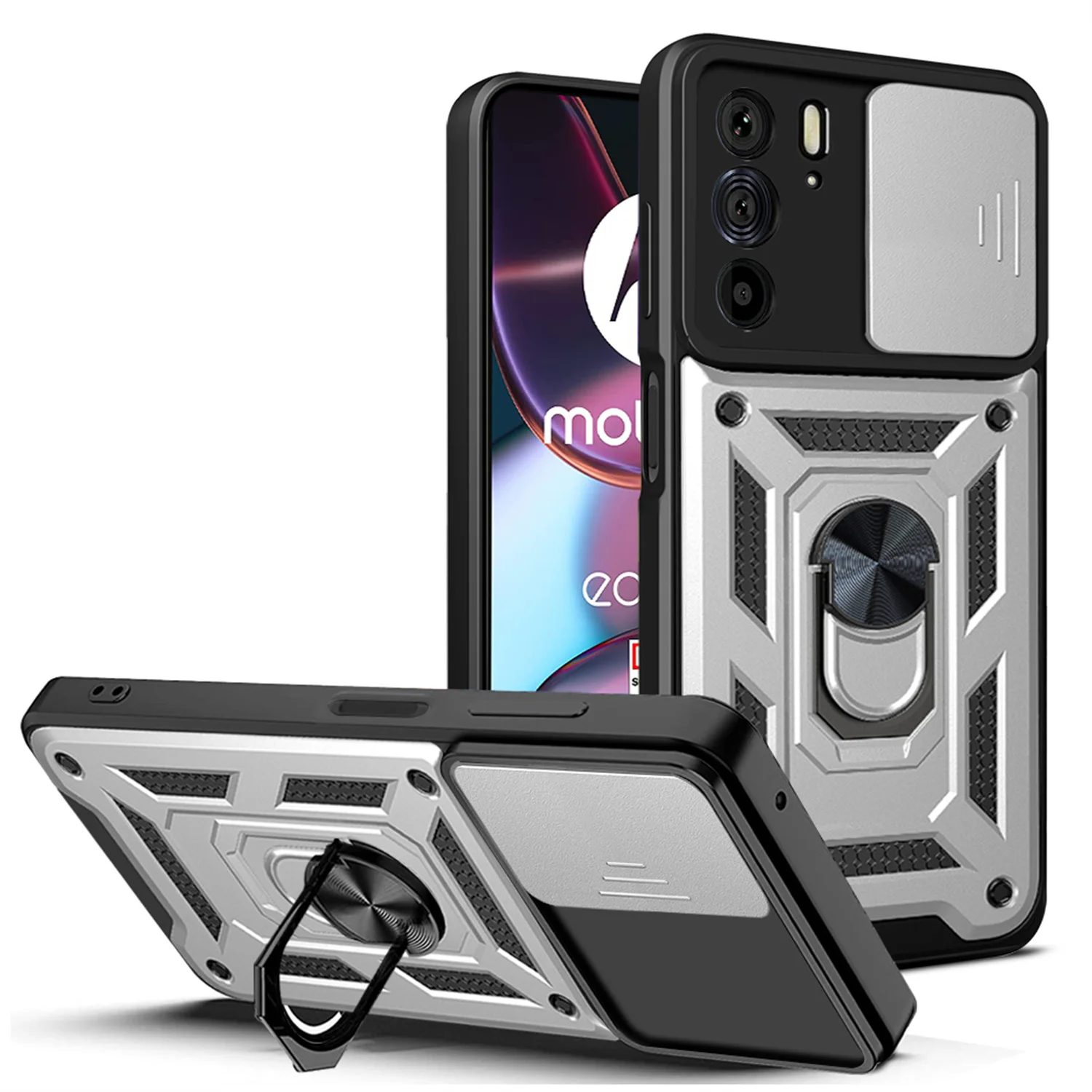 Magnetic Car Holder Ring Cover with Anti-Scratch and Camera Protection