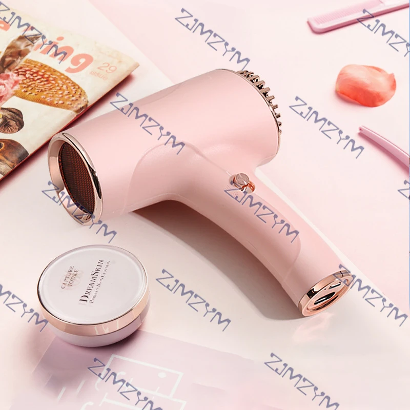 Portable Wireless Hair Dryer Student Travel Fast Dry Lithium Battery Rechargeable Silent
