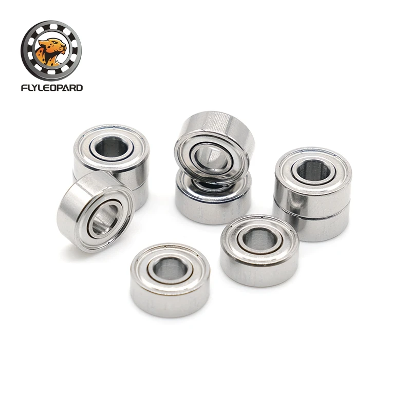 금속 차폐형 ABEC-9 고속 볼 베어링 10개 2x5x2.5 3x8x4 4x9x4 6x12x4 8x14x4 3x10x4 5x10x4 6x10x3mm 열 발생 없음