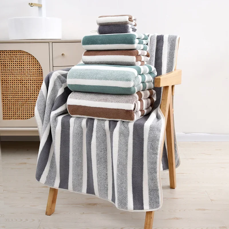 Bath Towels Soft and Absorbent Bath Towel Set Cozy Towels for Daily Use Thickened Soft Face Towel for Sensitive Skin Gentle Touch