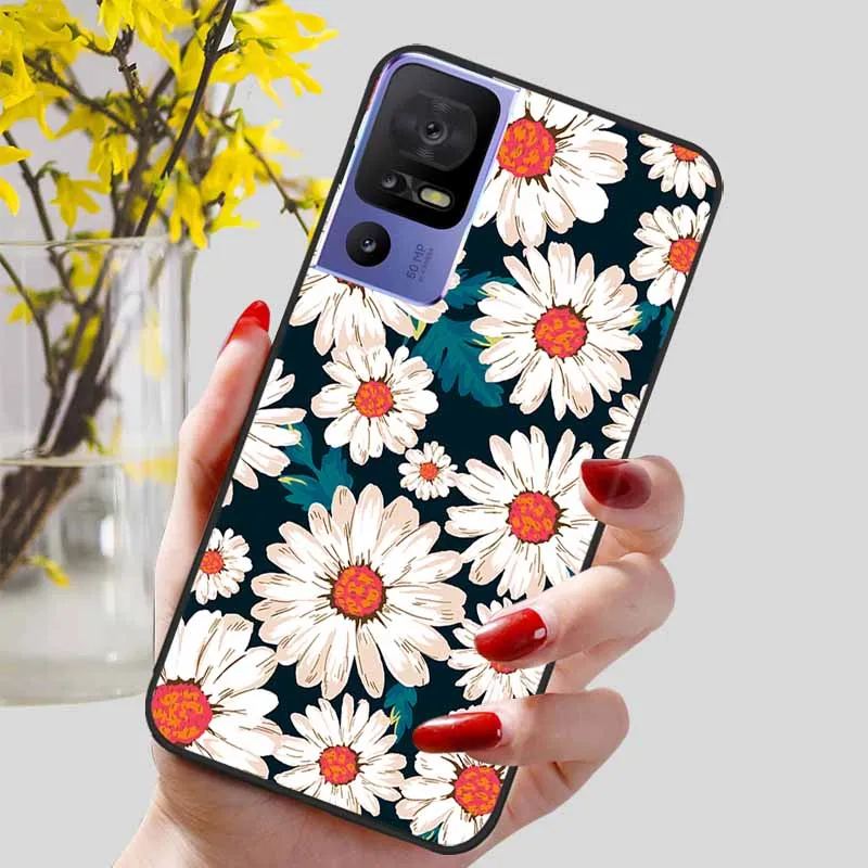 Sleek Black TPU Silicone Phone Case - Elegant and Durable Protection with Soft Bumpers