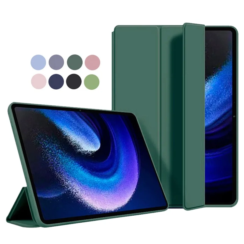 

For Xiaomi Pad 6 Max 14 Case 2023 Folding Stand Magnetic Silicone Cover for Xiaomi Mi Pad 6 Pad 5 6 Pro Redmi Pad SE Tablet Case