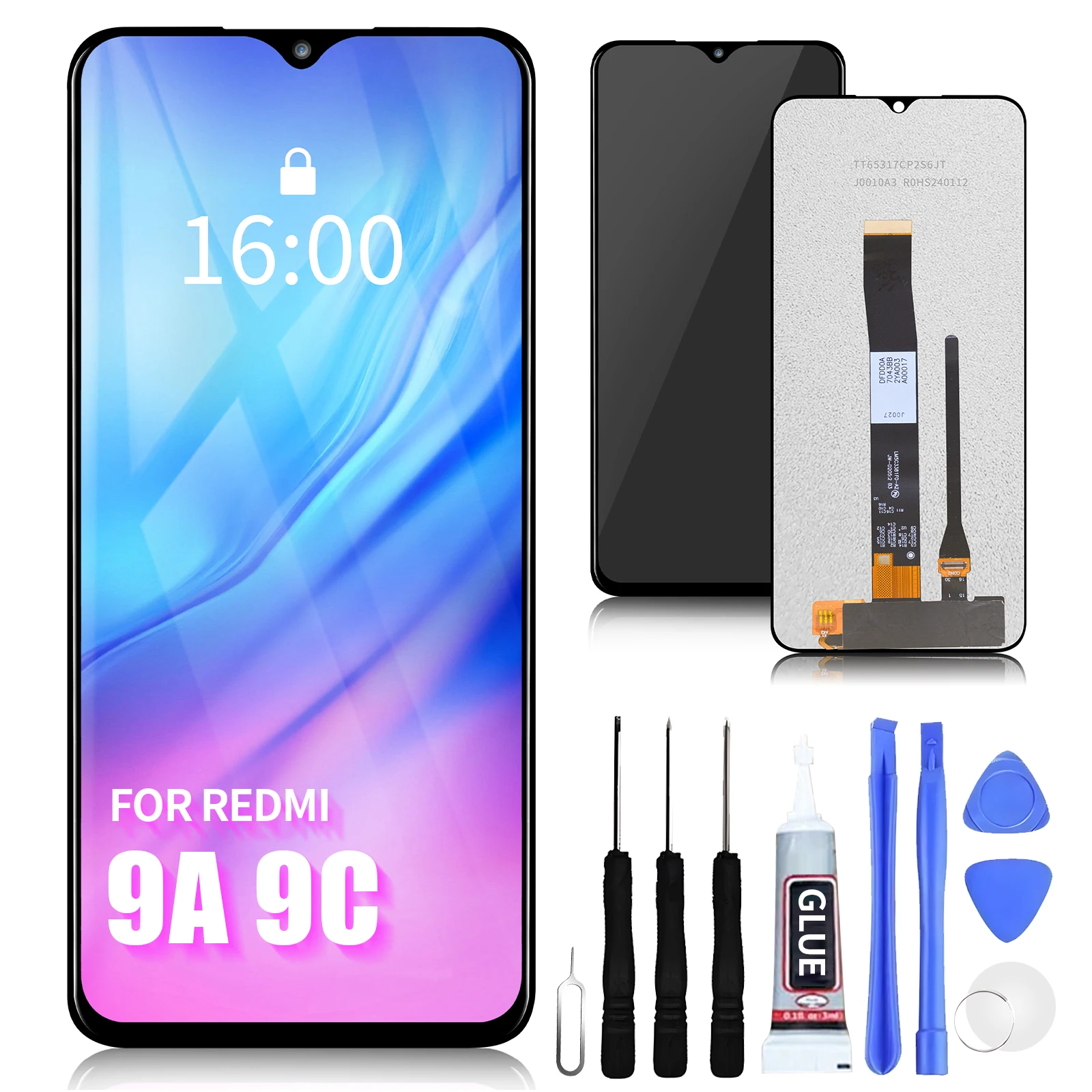 

6.53”For Xiaomi Redmi 9 Activ LCD Display Touch Screen Digitizer Xiaomi Redmi 9A Sport 9i Sport Replace parts IPS LCD Display