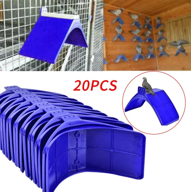20 Pieces V Pigeon Bird Pet Roost Bird Equipment Racing Pigeon Stand Rest Stand Perches Dove Rest bird rest stand