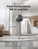 Pedestal Fan with Smart Control, 43'' Inches, 150°+120° Omni-Directional Oscillating Quiet Fans for Bedroom, 110ft Circulat 3