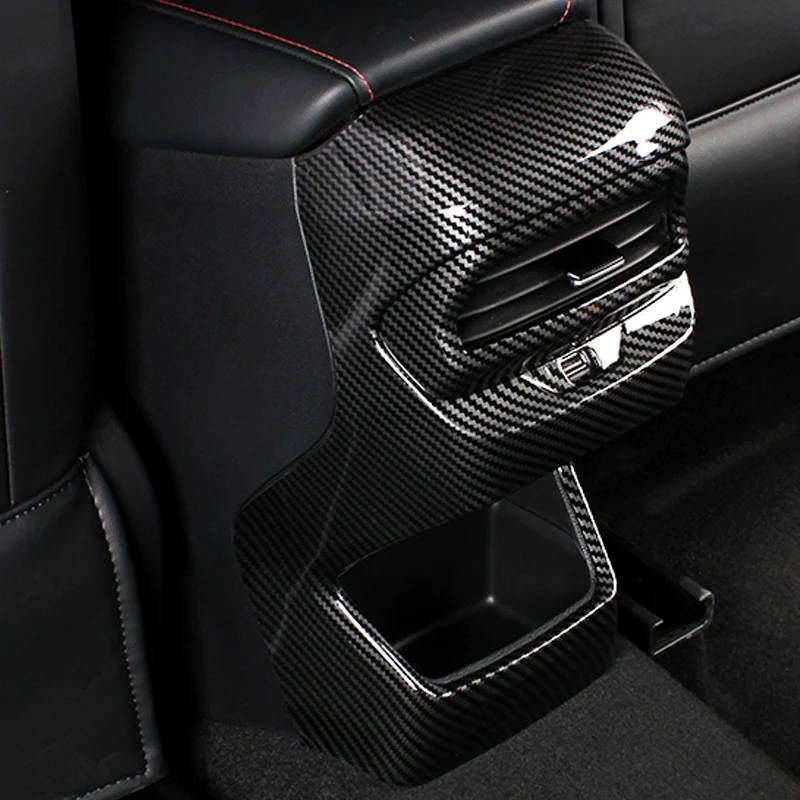 

For MG GT MG5 MGGT 2021-2022 2023 Rear Exhaust Vent Anti Kick Panel Interior Decorative Frame Stickers on Car Accessory Sticker