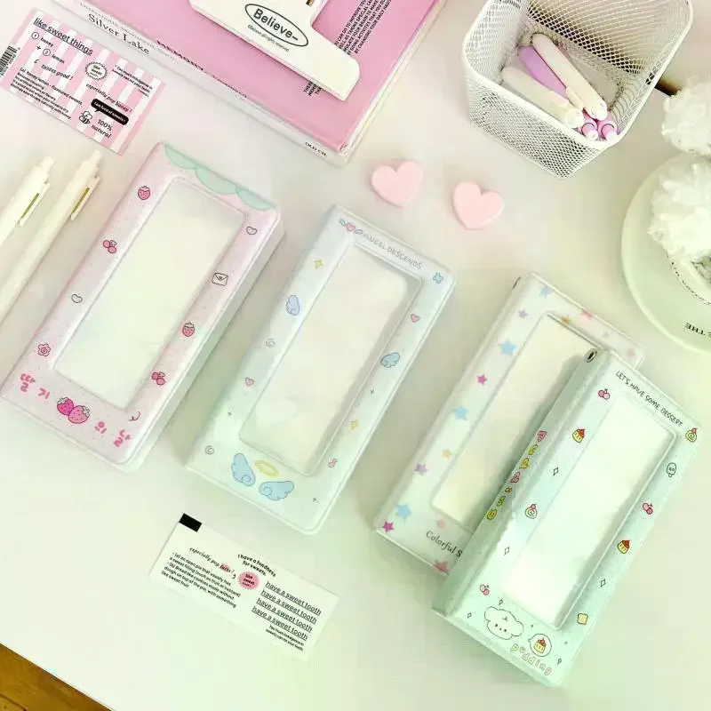 Cute Life 4 Cut Photo Collection Book Star Minimalist Sstyle Idol Photocard Storage Album 4 Grid Card Holder Note Holder