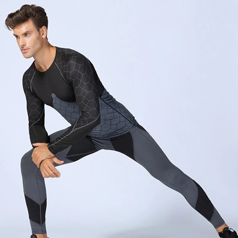 Men Yoga Sports Trousers Tight Long Pants Gym Fitness Running Workout Training Exercise Cycling Leggings Quick Dry S M L XL 2XL