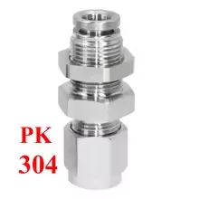 Stainless Steel Quick Release Pneumatic Push-In Air Fitting