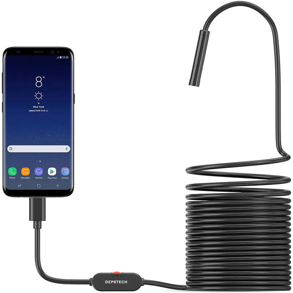 Caméra d'inspection étanche IP67 pour téléphone Android et IOS, endoscope  WiFi, objectif touristique 5.5mm